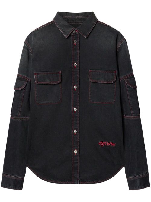 Script Samurai shirt - Black