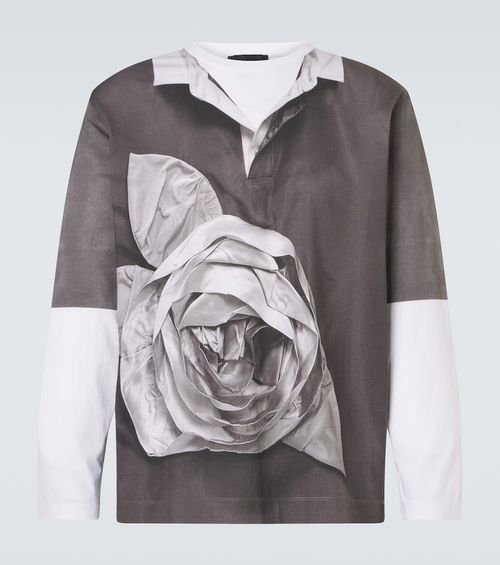 Printed cotton jersey T-shirt