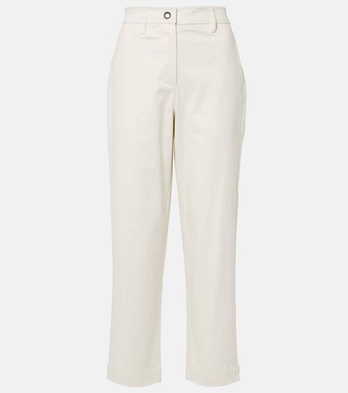 White Label Cait cotton-blend tapered pants