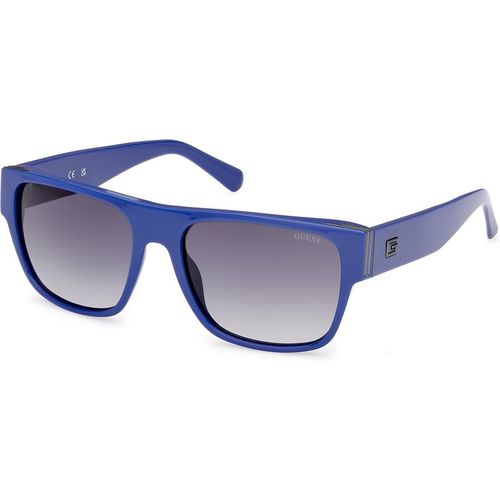 Guess Hombre Guess GU00277 90B Gafas de sol Inyectado Azul Fumar Cuadrada Norma