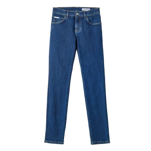 Five-Pocket Skinny Jeans — Blue
