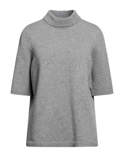 Alaïa Woman Turtleneck Grey Size 4 Cashmere, Wool, Polyamide, Elastane