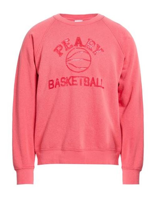 Man Sweatshirt Coral Size M Cotton, Polyester