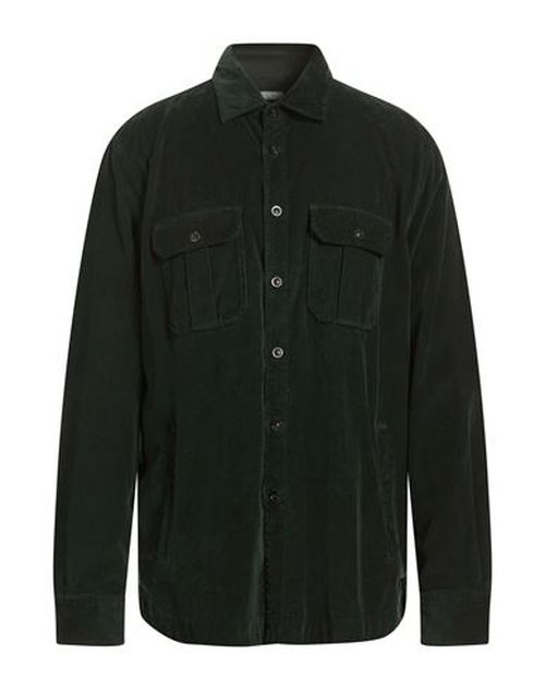 Man Jacket Dark green Size XL Cotton