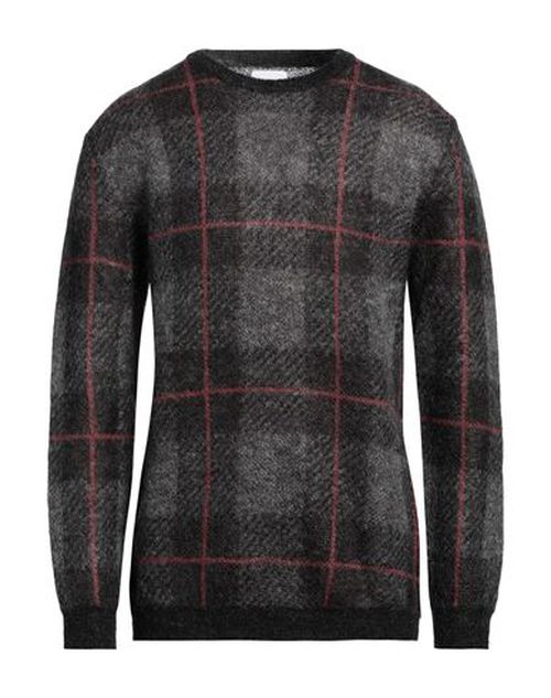 Man Sweater Black Size 40 Mohair wool, Polyamide, Merino Wool