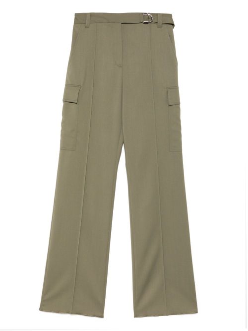 Barbara Bui gabardine cargo pants - Green