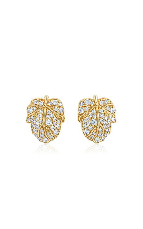 Hide n Seek 18K Yellow Gold Diamond Ready 2 Lead On Earrings