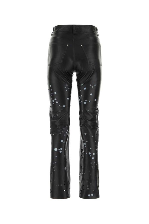 Black Leather Pant