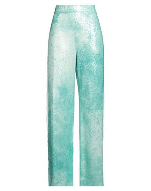 Aviù Woman Pants Light green Size 6 Polyester