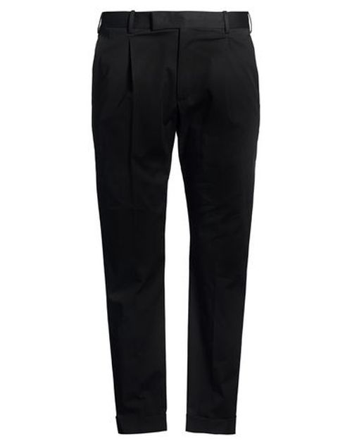 Man Pants Black Size 38 Cotton, Elastane
