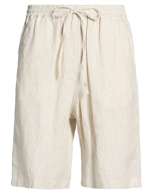 Man Shorts & Bermuda Shorts Beige Size 32 Linen