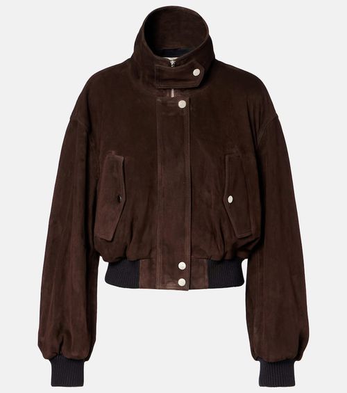 Briar suede bomber jacket