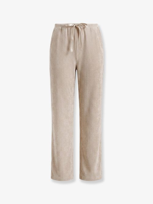 Corduroy Trousers — Beige