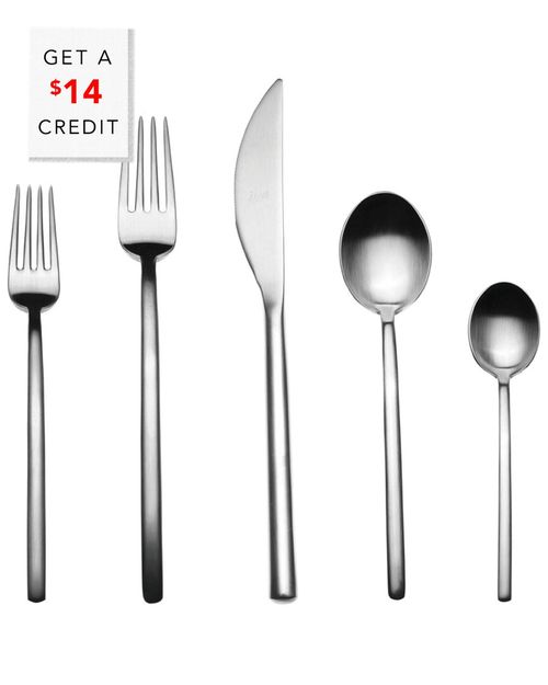 5Pc Flatware Set With $14 Credit