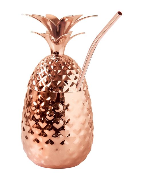 Pineapple Cup With Lid & Stand