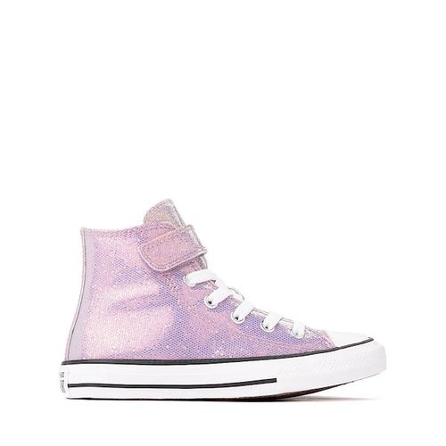 Converse Chuck Taylor All Star Easy-On High-Top Sneaker - Little Kid - Lilac Disco