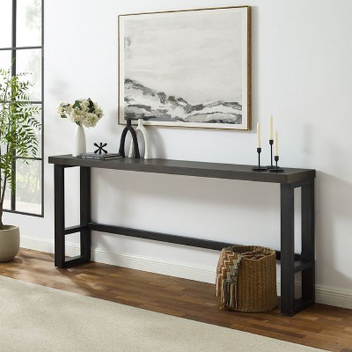 Linon Lawson Bar Table, Gray