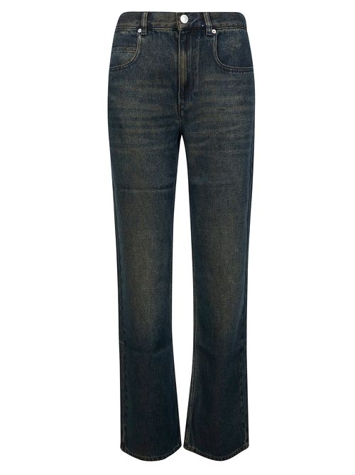 Logo Patch Flared Jeans