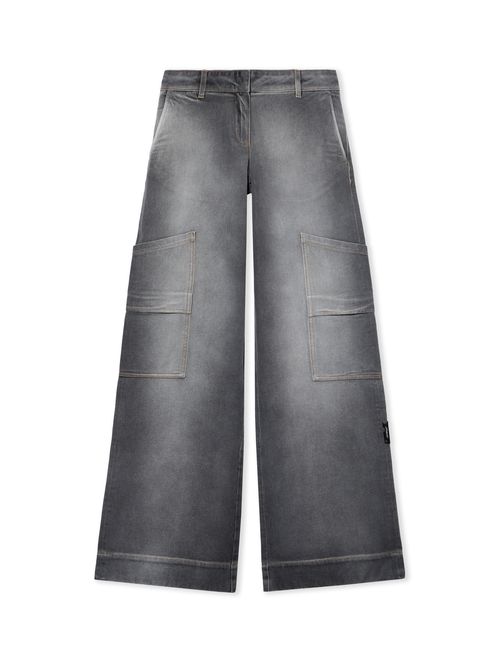 Denim Toybox Cargo Pants - Female Denim Bleach Black
