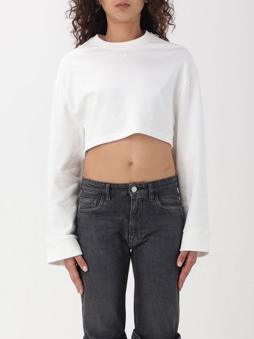 Sweatshirt COURRÈGES Woman color White