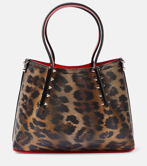 Cabarock Small leopard-print tote