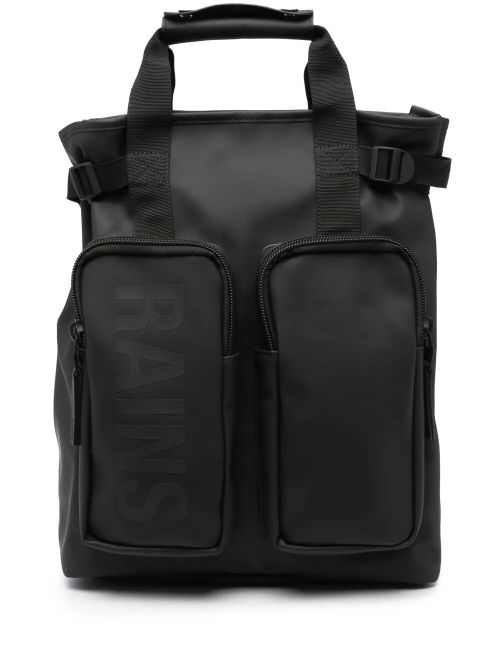 Texel Tote Backpack W3 Black Pu-lining Pl Bag - Men