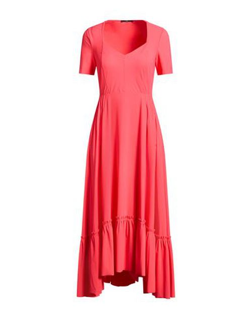Endearing Woman Midi dress Coral Size 6 Nylon, Elastane