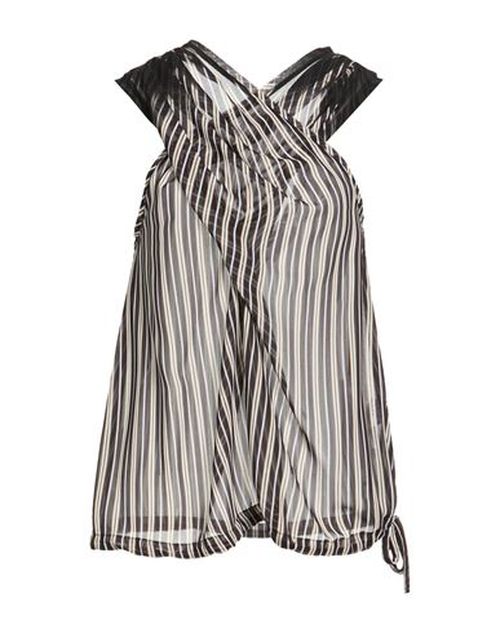 Aviù Woman Top Black Size 8 Polyester
