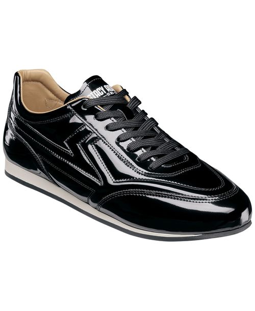 Men's Action 150 Sporty Lace-Up Sneakers - Black patent