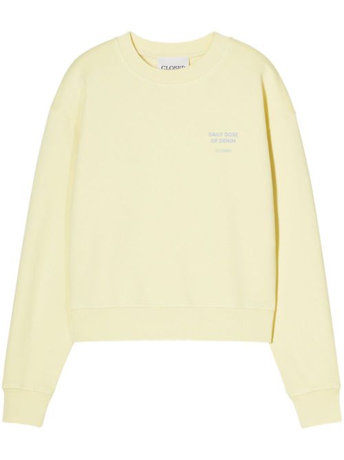 Printed sweatshirt - Yellow