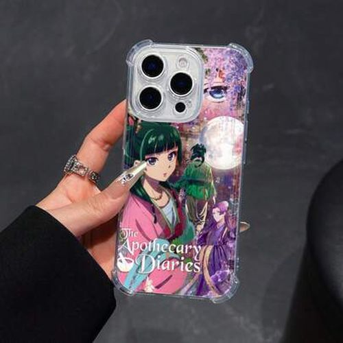 Vintage Anime Apothecary Diaries Maomao Phone 16, 15, 14, 13, 12, 11 Pro, X, XR, XS, 8, Plus - Shockproof Transparent Soft Back Cover17 17promax