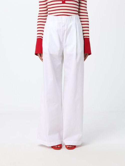Pants Woman color White
