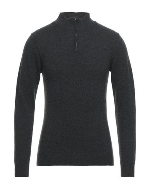 Man Turtleneck Charcoal Size XL Wool, Cashmere