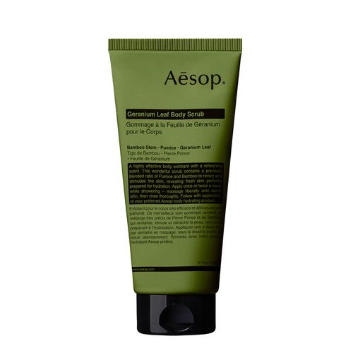 Geranium Leaf Body Scrub 180ml, Body Scrub, Geranium Leaf oil