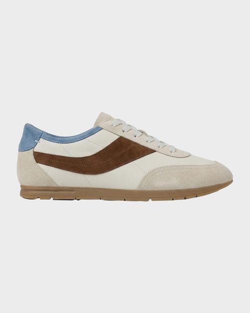 LA Runner Suede and Leather Runner Sneakers