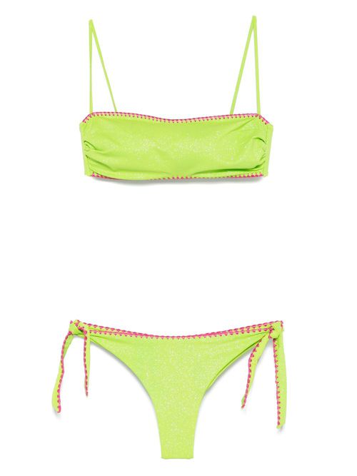 Bandeau Brazilian bikini - Green