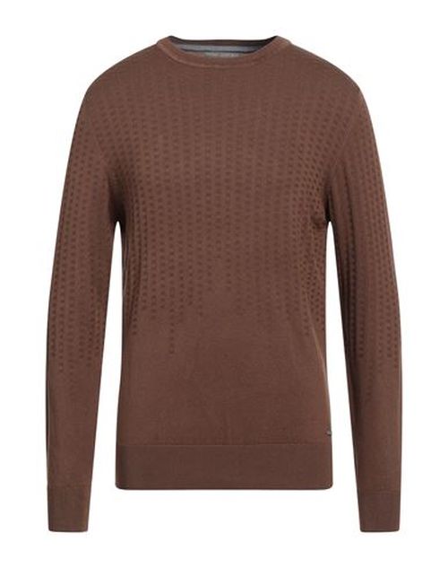Man Sweater Brown Size 3XL Viscose, Nylon