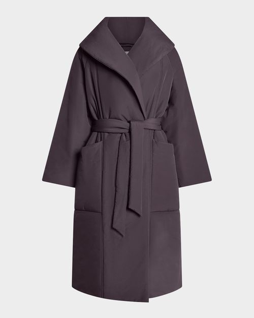 Ana Long Wrap Puffer Coat