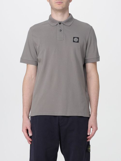 Polo Shirt Men color Grey