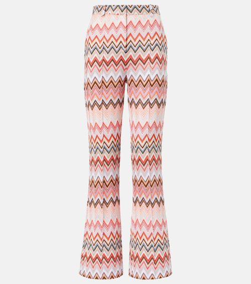 Missoni Zigzag cotton-blend straight pants