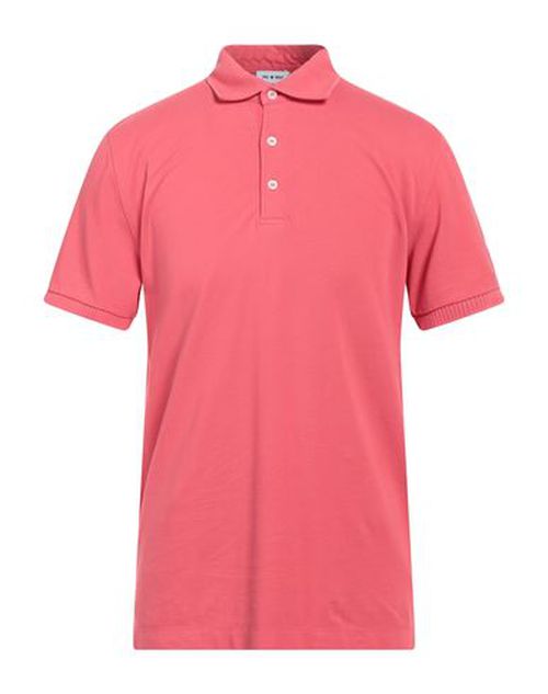 Man Polo shirt Coral Size L Pima Cotton