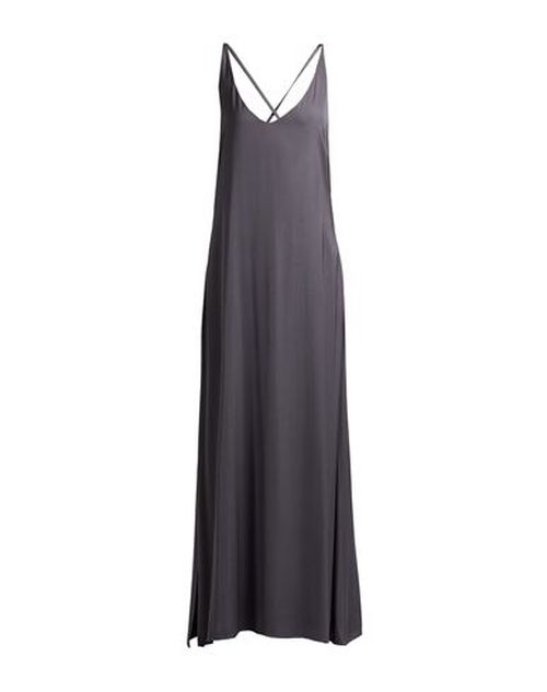 Woman Maxi dress Charcoal Size 10 Viscose