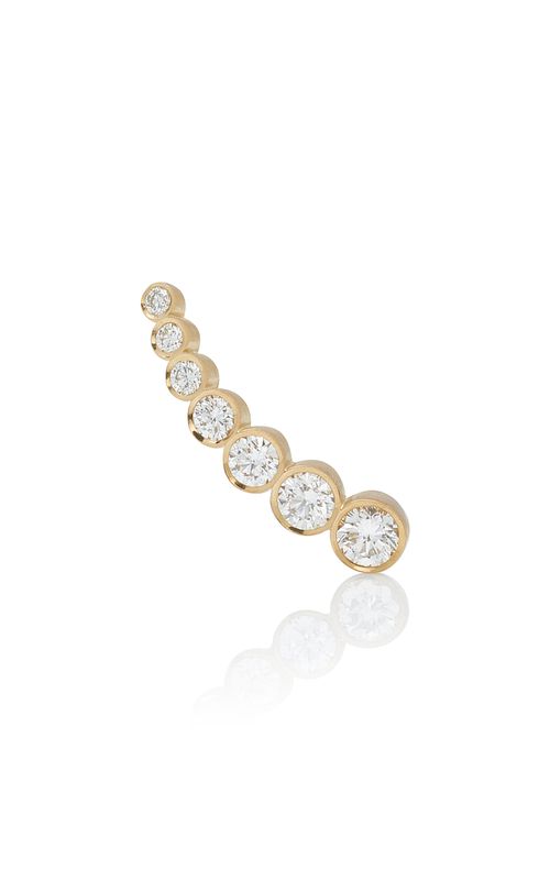 Petit Croissant de Lune 18K Yellow Gold Right Single Earring