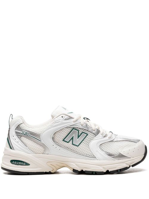 530 "Sea Salt/Marsh Green" sneakers - White