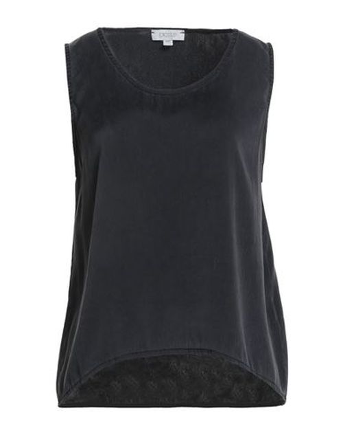 Woman Top Charcoal Size S Silk, Elastane