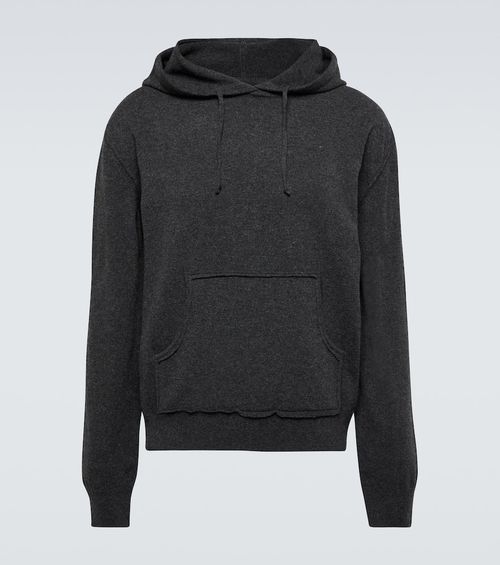 Wool and cashmere hoodie