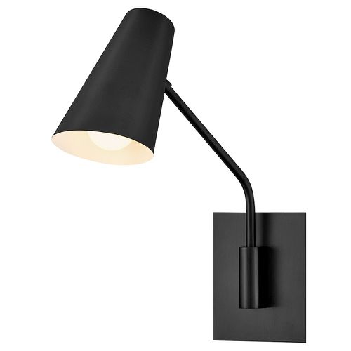Black LED Swing Arm Wall Sconce from the Bray Collection