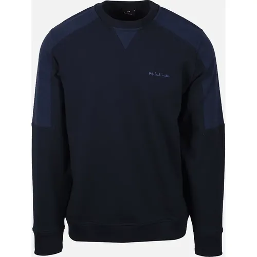Men's Paul Smith Reg Fit Sweatshirt Dark Navy - Blue - Size: SIZE 2xl
