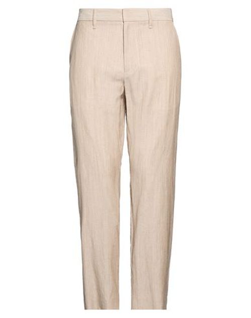 Man Pants Beige Size 30 Wool, Linen, Viscose, Silk
