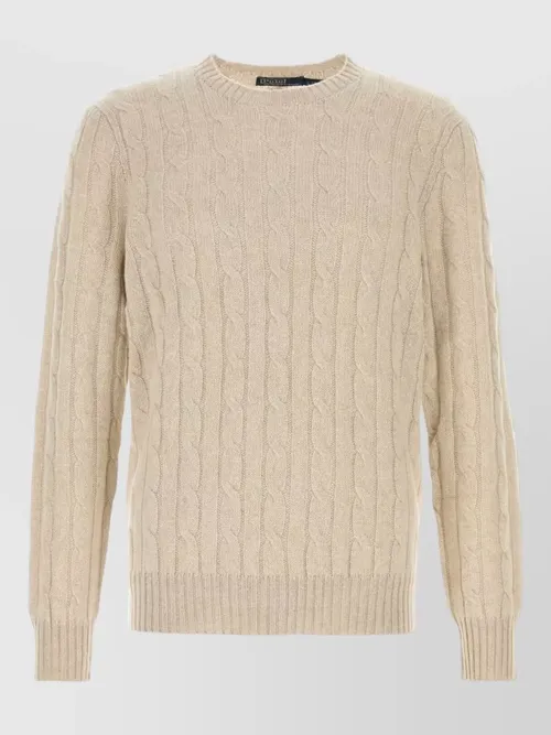 Polo Ralph Lauren - cashmere sweater cable knit crew neck